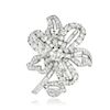 Cartier Vintage Diamond Flower Brooch