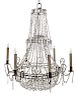 A Neoclassical Style Chandelier