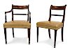 A Set of Eight Regency Style Mahogany Chairs