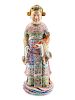 A Large Famille Rose Porcelain Figure of a Daoist Immortal
Height 19 1/2 in., 50 cm. 