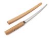 A Japanese Katana
Blade length 21 1/4 in., 54 cm. Overall length 30 1/8 in., 77 cm.