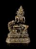 A Nepalese Bronze Figure of a Deity
Height 9 1/2 in,. 24 cm. 