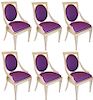 Set of 6 John Widdicomb Dining Chairs