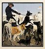 Jules Alexandre Grun, (French, 1868-1934), Monte-Carlo, concours de chiens