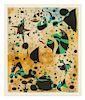 Joan Miro, (Spanish, 1893-1983), Le passage de L'oiseau divin, (plate XXII from Constellations), 1959