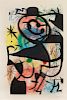 Joan Miro, (Spanish, 1893-1983), Le pitre rose, 1974