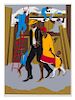 Jacob Lawrence, (American, 1917-2000), The Builders, 1974
