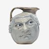 MARTIN BROTHERS Barrister double-sided face jug