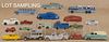 Large group of miscellaneous small cars, mostly T