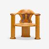 ROBERT WHITLEY Fine and rare Throne chair