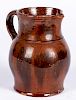 Pennsylvania redware pitcher