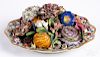 Meissen porcelain reticulated plate of flowers