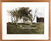 Andrew Wyeth signed collotype of a Sea Anchor