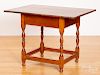 New England tiger maple tavern table