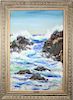 Signed, 1963 American School Seascape Painting