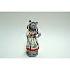BRONTE PORCELAIN RUSSIAN BLUE CAT CANDLE EXTINGUISHER
