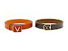 Two Valentino Belts with Signature "V" Buckles