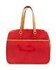 Louis Vuitton Red Logo Handbag