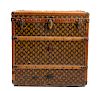 A Louis Vuitton Trunk, 1890-1900s
25 1/2 length x 25 height x 25 3/4 width inches