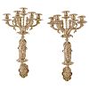 Brass Figural Wall Sconces
