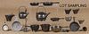 Large group of miniature cast iron cookware, larg