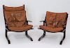 PR Ingmar Relling Westnofa Siesta Leather Chairs
