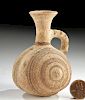 Miniature Cypriot Pottery Target Oinochoe