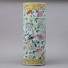  Chinese Qing Famille Rose Porcelain Umbrella Stand 