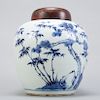 Chinese Kangxi Porcelain Blue White Ginger Jar