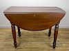 Country Victorian drop ash leaf table