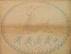 Antique Spencerian pen & ink drawing by S. W. Call