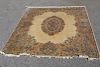 Vintage And Finely Hand Woven Kirman Carpet.
