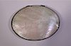 Antique Chinese Mother of Pearl, Silver Snuff Box