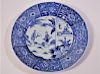 Chinese Blue & White Kangxi Plate