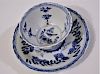 Chinese Blue & White Kangxi Cup and Saucer