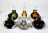 Collection of 6 Glass Perfume Bottles