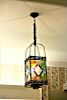 Antique Aesthetic Stained Glass Gaslamp