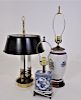Collection of Three Table Lamps