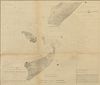 AN ANTIQUE AMERICAN CIVIL WAR/RECONSTRUCTION ERA U.S. COAST SURVEY MAP, "Galveston Entrance, Texas," 1867,