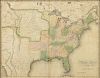 AN ANTIQUE MAP, "United States of America," NEW YORK, 1827,