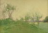 WILLIAM J. FORSYTH (American 1854-1935) A PAINTING, "Impressionist Landscape,"