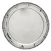 SALVER. MEXICO, 20TH CENTURY. Sterling 0.925 Silver. Circular design with pressed edges. 