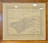 D.T. Valentine 19th century map of the City of New York 1851, engraved by Valentine. sight size: 15 3/4" x 20"