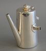 Portuguese silver hot milk jug (no handle). ht. 5 in., 8.6 t.oz