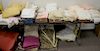 Large group of linen, table cloths embroidered pieces, etc.