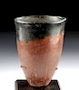 Egyptian Predynastic Naqada II Black Top Jar