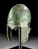 Greek Bronze Chalcidian Helmet - XRF Tested
