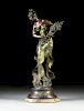after AUGUSTE MOREAU (French 1834-1917) A BRONZE SCULPTURE, "Reine des Pres," EARLY/MID 20TH CENTURY,