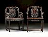 A PAIR OF CHINESE ROSEWOOD ARMCHAIRS, REPUBLIC PERIOD (1912-1949),