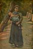 EGISTO FERRONI (Italian 1835-1912) A PAINTING, "Maternity,"